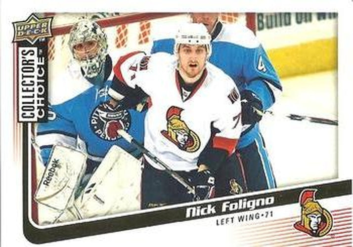 #57 Nick Foligno - Ottawa Senators - 2009-10 Collector's Choice Hockey