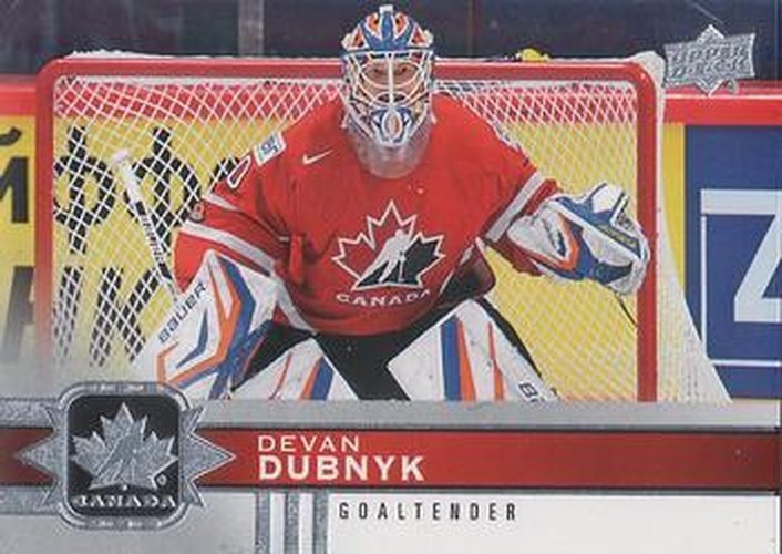 #57 Devan Dubnyk - Canada - 2017-18 Upper Deck Canadian Tire Team Canada Hockey