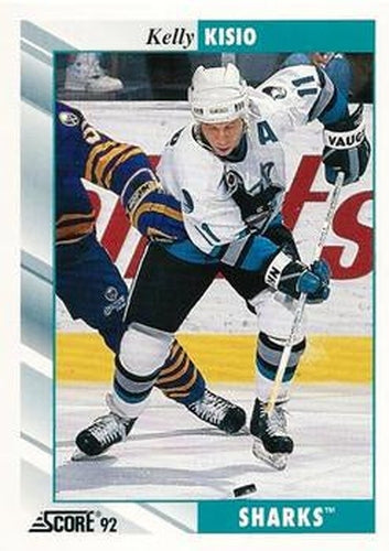 #57 Kelly Kisio - San Jose Sharks - 1992-93 Score USA Hockey