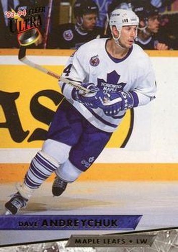 #57 Dave Andreychuk - Toronto Maple Leafs - 1993-94 Ultra Hockey