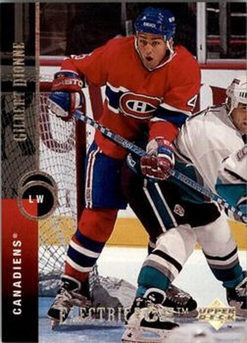 #57 Gilbert Dionne - Montreal Canadiens - 1994-95 Upper Deck Hockey - Electric Ice