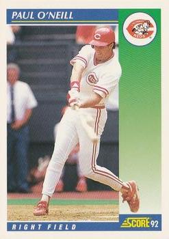 #57 Paul O'Neill - Cincinnati Reds - 1992 Score Baseball