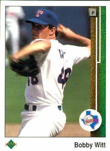 #557 Bobby Witt - Texas Rangers - 1989 Upper Deck Baseball