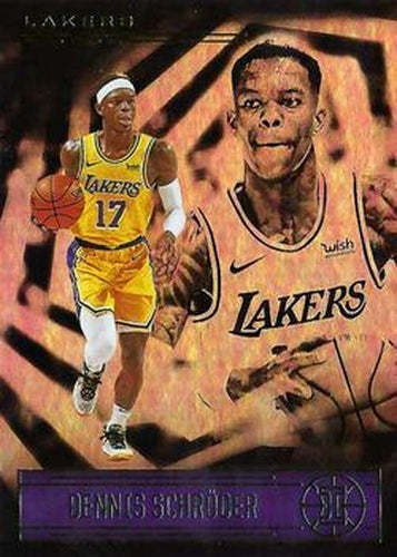 #57 Dennis Schroder - Los Angeles Lakers - 2020-21 Panini Illusions Basketball