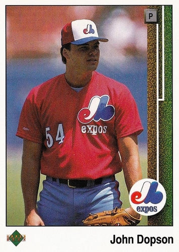 #57 John Dopson - Montreal Expos - 1989 Upper Deck Baseball