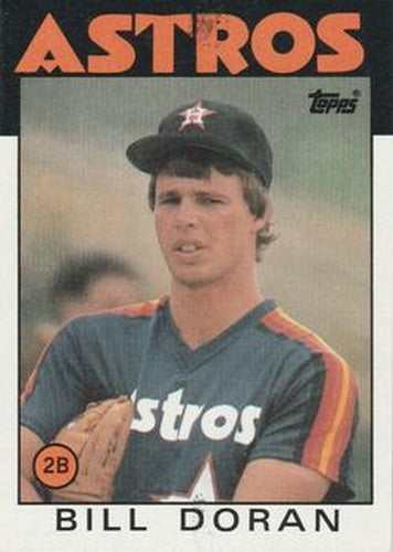 #57 Bill Doran - Houston Astros - 1986 Topps Baseball