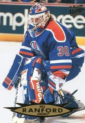 #57 Bill Ranford - Edmonton Oilers - 1995-96 Ultra Hockey
