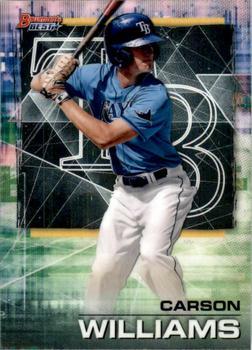 #57 Carson Williams - Tampa Bay Rays - 2021 Bowman's Best Baseball