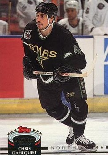 #57 Chris Dahlquist - Minnesota North Stars - 1992-93 Stadium Club Hockey