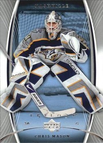#57 Chris Mason - Nashville Predators - 2007-08 Upper Deck Trilogy Hockey