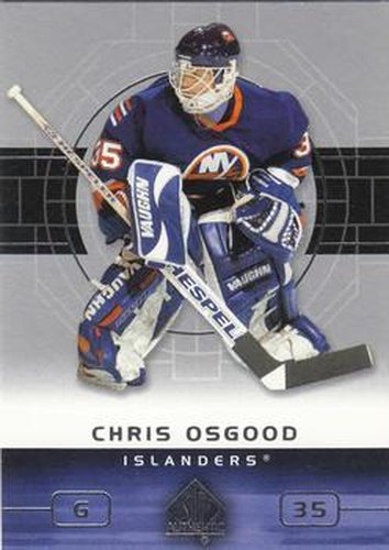 #57 Chris Osgood - New York Islanders - 2002-03 SP Authentic Hockey