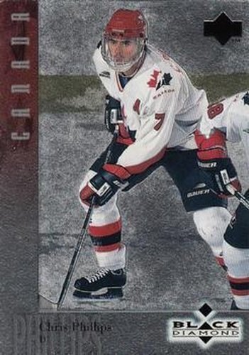 #57 Chris Phillips - Canada - 1996-97 Upper Deck Black Diamond Hockey