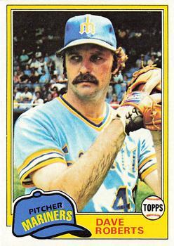 #57 Dave Roberts - Seattle Mariners - 1981 Topps Baseball
