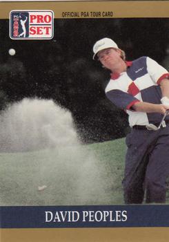 #57 David Peoples - 1990 Pro Set PGA Tour Golf