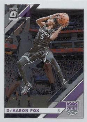 #57 De'Aaron Fox - Sacramento Kings - 2019-20 Donruss Optic Basketball