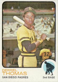 #57 Derrel Thomas - San Diego Padres - 1973 Topps Baseball