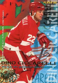 #57 Dino Ciccarelli - Detroit Red Wings - 1994-95 Fleer Hockey