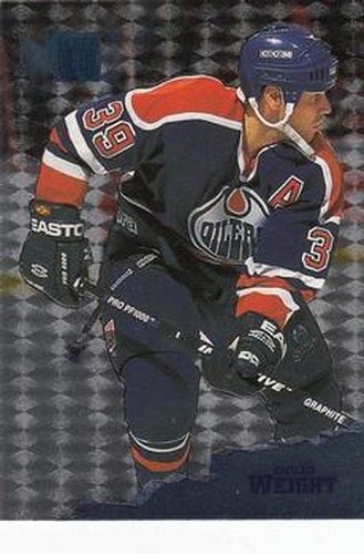 #57 Doug Weight - Edmonton Oilers - 1995-96 Metal Hockey