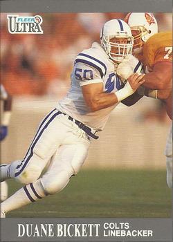 #57 Duane Bickett - Indianapolis Colts - 1991 Ultra Football