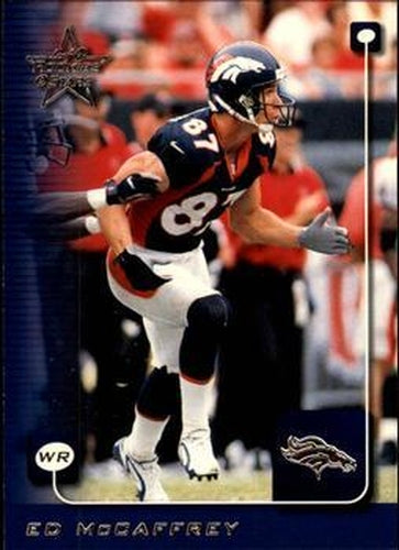 #57 Ed McCaffrey - Denver Broncos - 1999 Leaf Rookies & Stars Football