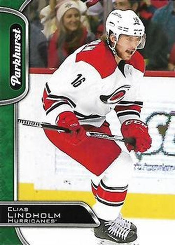#57 Elias Lindholm - Carolina Hurricanes - 2016-17 Parkhurst Hockey