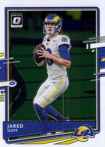 #57 Jared Goff - Los Angeles Rams - 2020 Donruss Optic Football