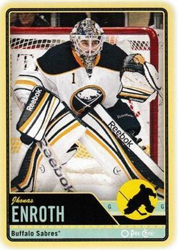#57 Jhonas Enroth - Buffalo Sabres - 2012-13 O-Pee-Chee Hockey