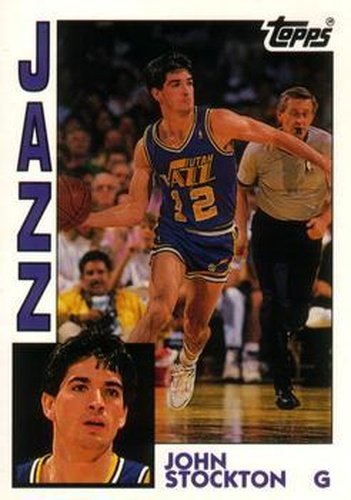 #57 John Stockton - Utah Jazz - 1992-93 Topps Archives Basketball