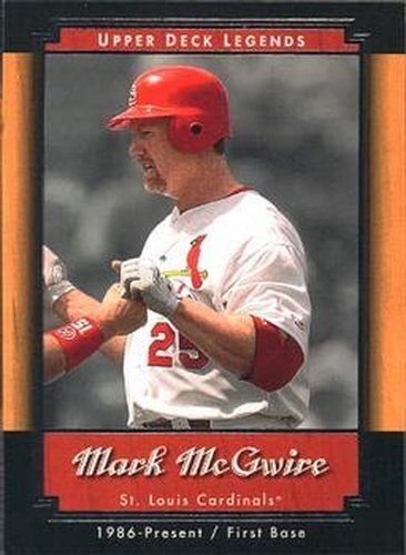 #57 Mark McGwire - St. Louis Cardinals - 2001 Upper Deck Legends Baseball