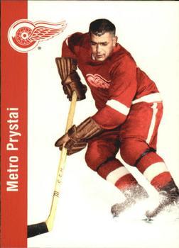 #57 Metro Prystai - Detroit Red Wings - 1994 Parkhurst Missing Link 1956-57 Hockey