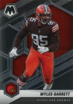 #57 Myles Garrett - Cleveland Browns - 2021 Panini Mosaic Football