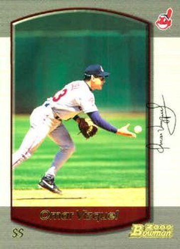 #57 Omar Vizquel - Cleveland Indians - 2000 Bowman Baseball