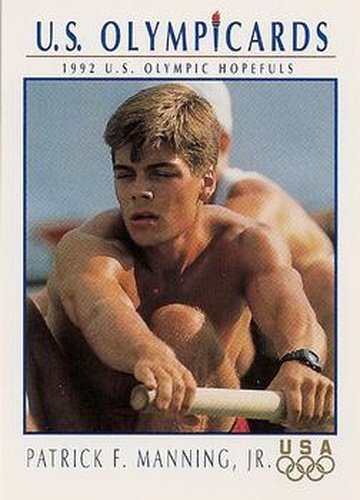 #57 Patrick Manning Jr. - USA - 1992 Impel U.S. Olympic Hopefuls