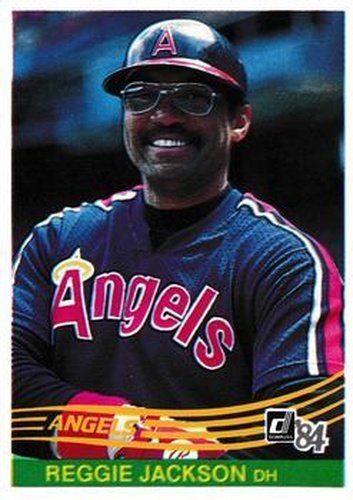 #57 Reggie Jackson - California Angels - 1984 Donruss Baseball