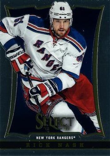 #57 Rick Nash - New York Rangers - 2013-14 Panini Select Hockey