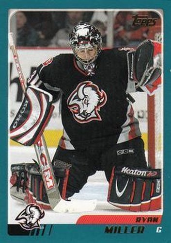 #57 Ryan Miller - Buffalo Sabres - 2003-04 Topps Hockey