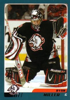 #57 Ryan Miller - Buffalo Sabres - 2003-04 O-Pee-Chee Hockey