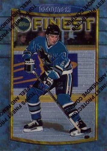 #57 Sandis Ozolinsh - San Jose Sharks - 1994-95 Finest Hockey