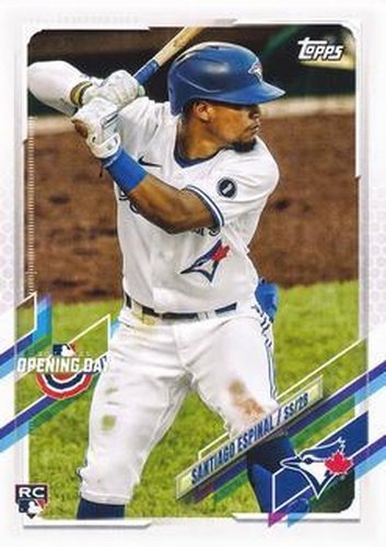 #57 Santiago Espinal - Toronto Blue Jays - 2021 Topps Opening Day Baseball