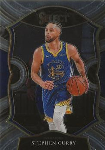 #57 Stephen Curry - Golden State Warriors - 2020-21 Panini Select Basketball
