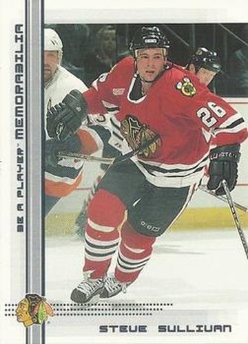 #57 Steve Sullivan - Chicago Blackhawks - 2000-01 Be a Player Memorabilia Hockey