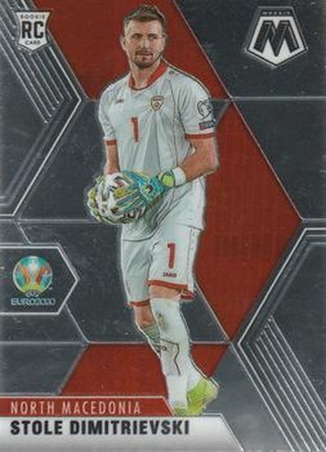 #57 Stole Dimitrievski - North Macedonia - 2021 Panini Mosaic UEFA EURO Soccer