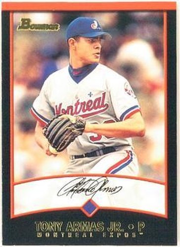 #57 Tony Armas Jr. - Montreal Expos - 2001 Bowman Baseball