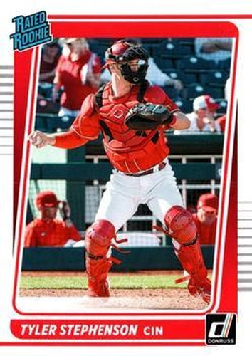 #57 Tyler Stephenson - Cincinnati Reds - 2021 Donruss Baseball