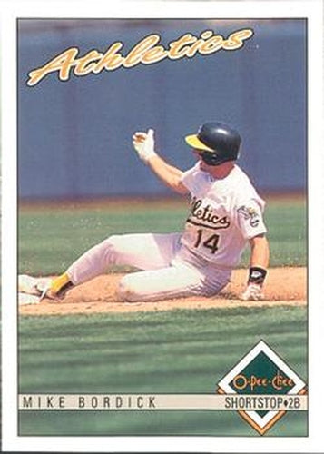 #57 Mike Bordick - Oakland Athletics - 1993 O-Pee-Chee Baseball