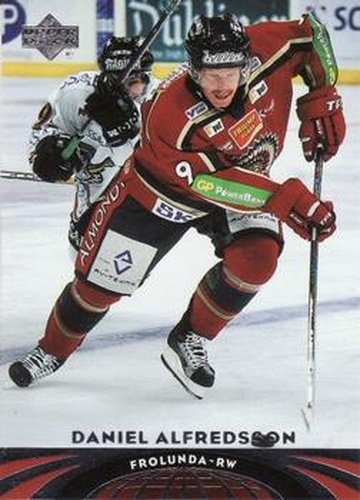 #57 Daniel Alfredsson - Frolunda - 2004-05 UD All-World Edition Hockey