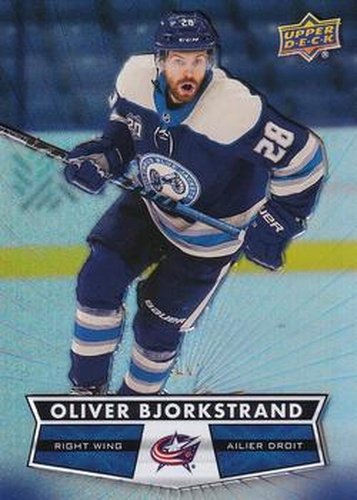 #57 Oliver Bjorkstrand - Columbus Blue Jackets - 2021-22 Upper Deck Tim Hortons Hockey