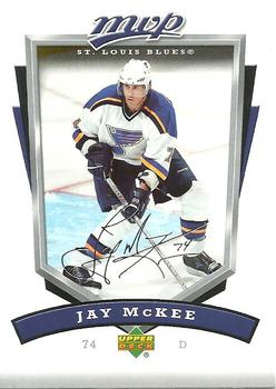 #257 Jay McKee - St. Louis Blues - 2006-07 Upper Deck MVP Hockey