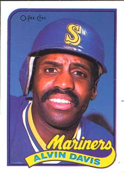 #57 Alvin Davis - Seattle Mariners - 1989 O-Pee-Chee Baseball