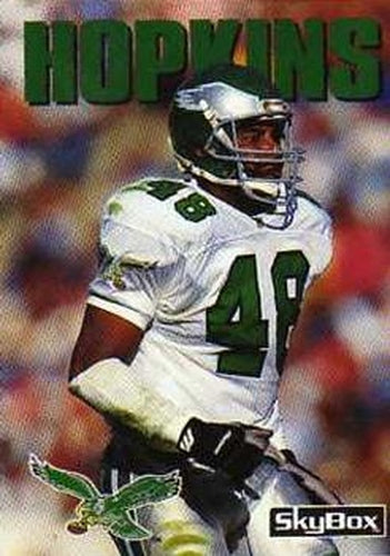 #57 Wes Hopkins - Philadelphia Eagles - 1992 SkyBox Impact Football